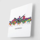 Horloge Carrée Dortmund Germany Skyline (Angle)