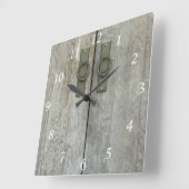 Horloge Carrée Double Barn Doors (Angle)