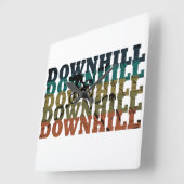 Horloge Carrée Downhill (Angle)