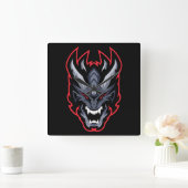 Horloge Carrée Dragon (Maison)