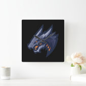 Horloge Carrée Dragon (Maison)