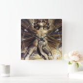 Horloge Carrée Dragon Clock (Maison)