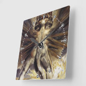 Horloge Carrée Dragon Clock (Angle)