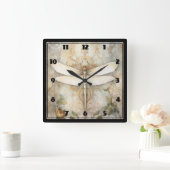Horloge Carrée Dragonfly (Maison)