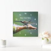 Horloge Carrée Dragonfly (Maison)