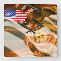 Drapeau américain Sunrays Cowboy Casquette Lasso