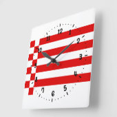 Horloge Carrée Drapeau de l'horloge murale Carré de Brême (Angle)