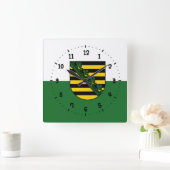 Horloge Carrée Drapeau de l'horloge murale Carré de Saxe (Maison)