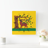 Horloge Carrée Drapeau du comté historique du Berkshire (Maison)