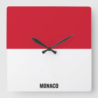 Drapeau Monaco Patriotique éblouissant