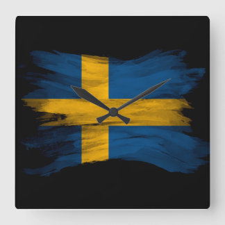 Horloge Carrée Drapeau Pays-Bas, drapeau national