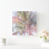 Horloge Carrée Dream Palm (Maison)