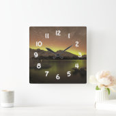 Horloge Carrée Dreamy Aurora (Maison)