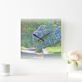 Horloge Carrée Dreamy Summer Hydrangeas (Maison)