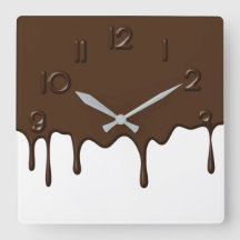 Dripping Chocolate - Wall Clock