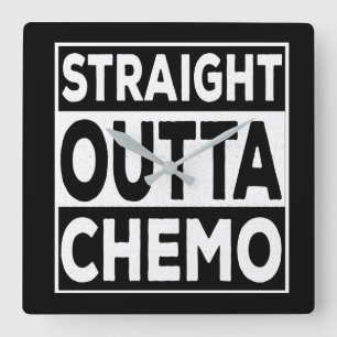Horloge Carrée Droite Outta Chemo