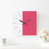 HORLOGE CARRÉE DUET — (Maison)