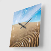 Horloge Carrée Dunes de Mesquite (Angle)