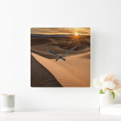 Horloge Carrée Dunes de sable doré, Death Valley, CA (Maison)