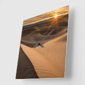 Horloge Carrée Dunes de sable doré, Death Valley, CA (Angle)