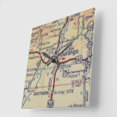 Horloge Carrée Durango Vintage (Angle)