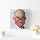 Horloge Carrée Dwight D. Eisenhower (Maison)