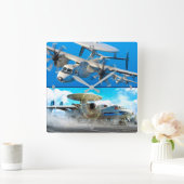 HORLOGE CARRÉE E-2 HAWKEYE (Maison)