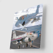 HORLOGE CARRÉE EA-6B PROWLER (Angle)