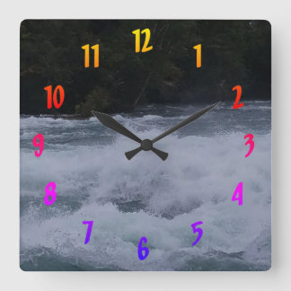 Horloge Carrée Eaux furieuses du Niagara