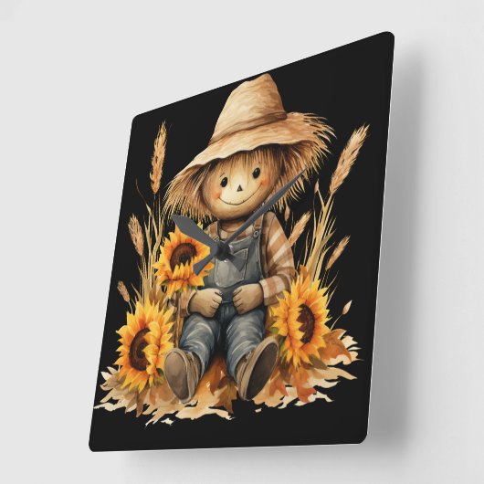 Horloge Carrée Écart (Angle)