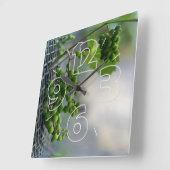 Horloge Carrée Échapper à la clôture (Angle)