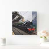 Horloge Carrée Écossais volant (Maison)