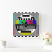 Horloge Carrée Écran de test (Maison)