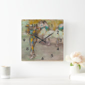 Horloge Carrée Edgar Degas - Danse de l'Arlequin (Maison)