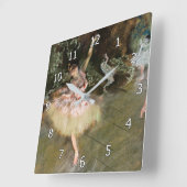 Horloge Carrée Edgar Degas - The Star 1878 (Angle)