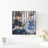 Horloge Carrée Edouard Manet - Le Chemin De Fer (Maison)