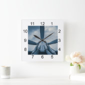 Horloge Carrée Effacez Prop ! (Maison)