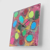 Horloge Carrée Eggnostique (Angle)