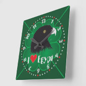 Horloge Carrée Egypte (Angle)