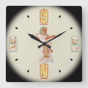 Horloge Carrée Égypte ancienne ~ Pharaon Mienptah-Hotéphimat ~187