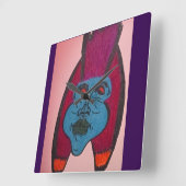 Horloge Carrée Egyptian Inspired Horror Theme Mummy (Angle)