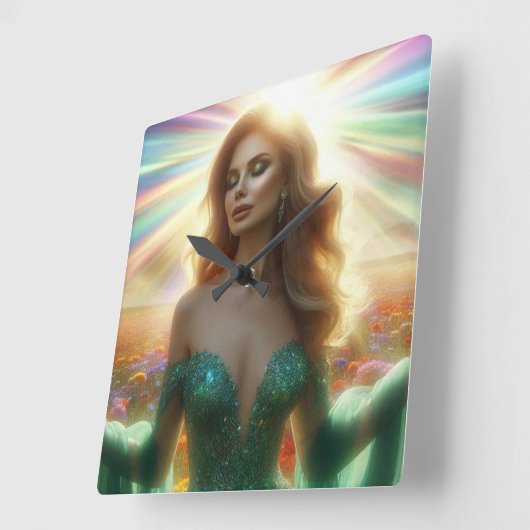 Horloge Carrée Electronics Bag (Angle)