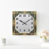 Horloge Carrée Élégant Art Déco (Maison)