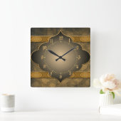 Horloge Carrée Élégant exotique (Maison)