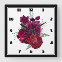 Elegant Magenta Rose Floral Bouquet