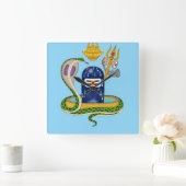 Horloge Carrée Elegant Shivlingam Clock – Divine Timepiece for Sp (Maison)