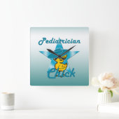 Horloge Carrée Élément pédiatrique #7 (Maison)