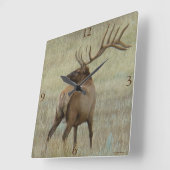 Horloge Carrée Elk Bull E6 en velours (Angle)