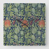 Horloge Carrée Elmcote, 1900, par William Morris (Recto)