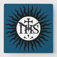 Emblème de la Compagnie de Jésus Monogramme